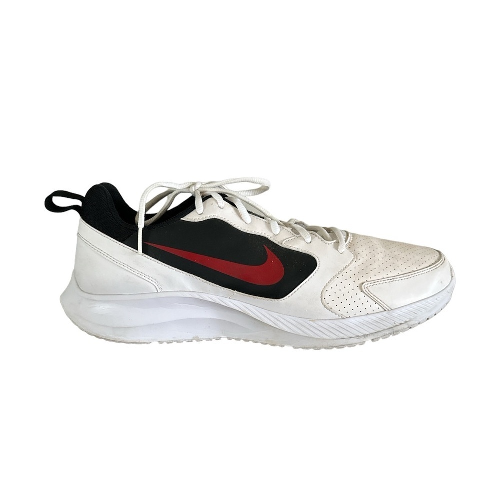 Nike TODOS Low Top White and Black Sneakers sz 12.5